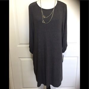 Apt 9 gray sweater dress
